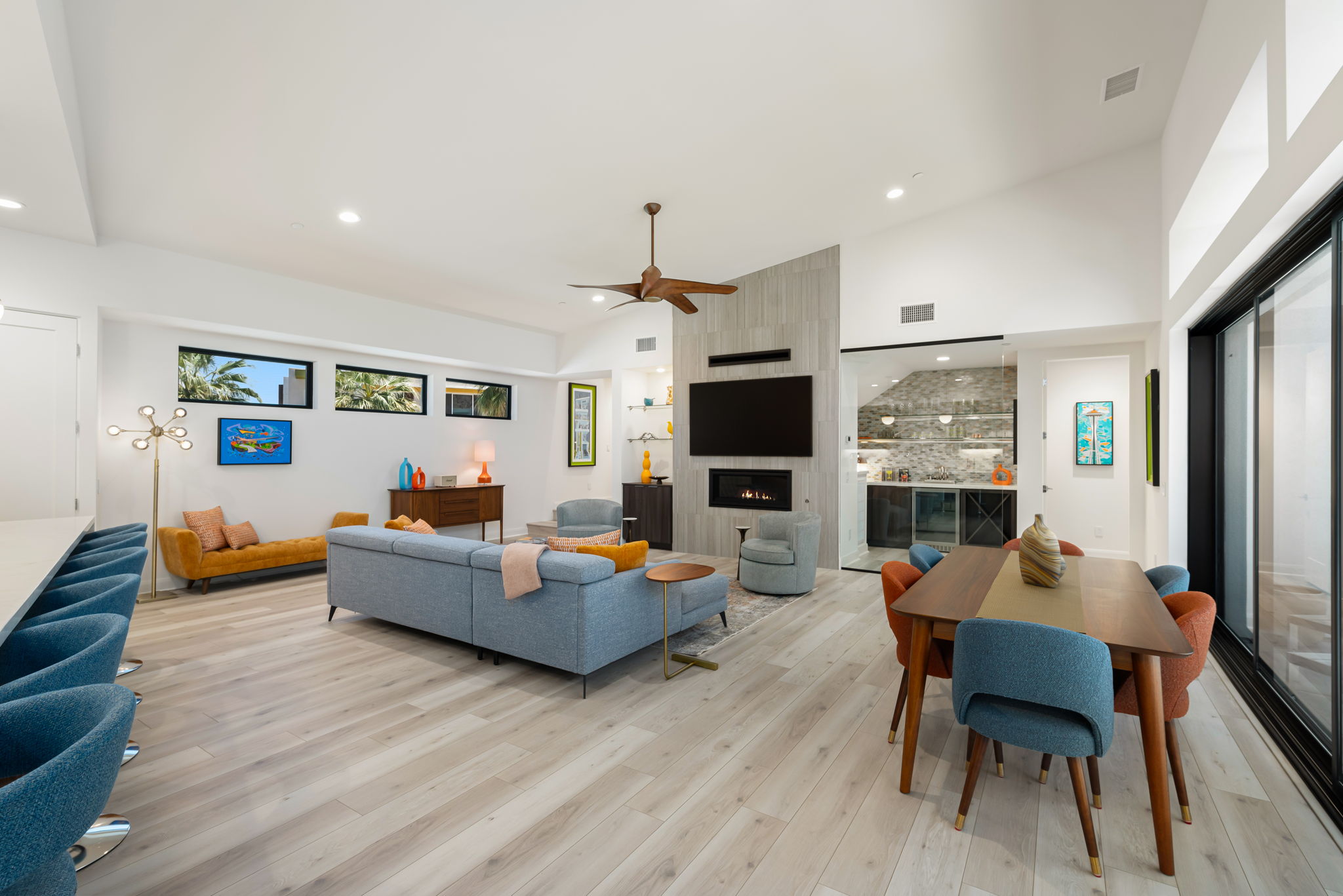 Living Room and Dinning Area