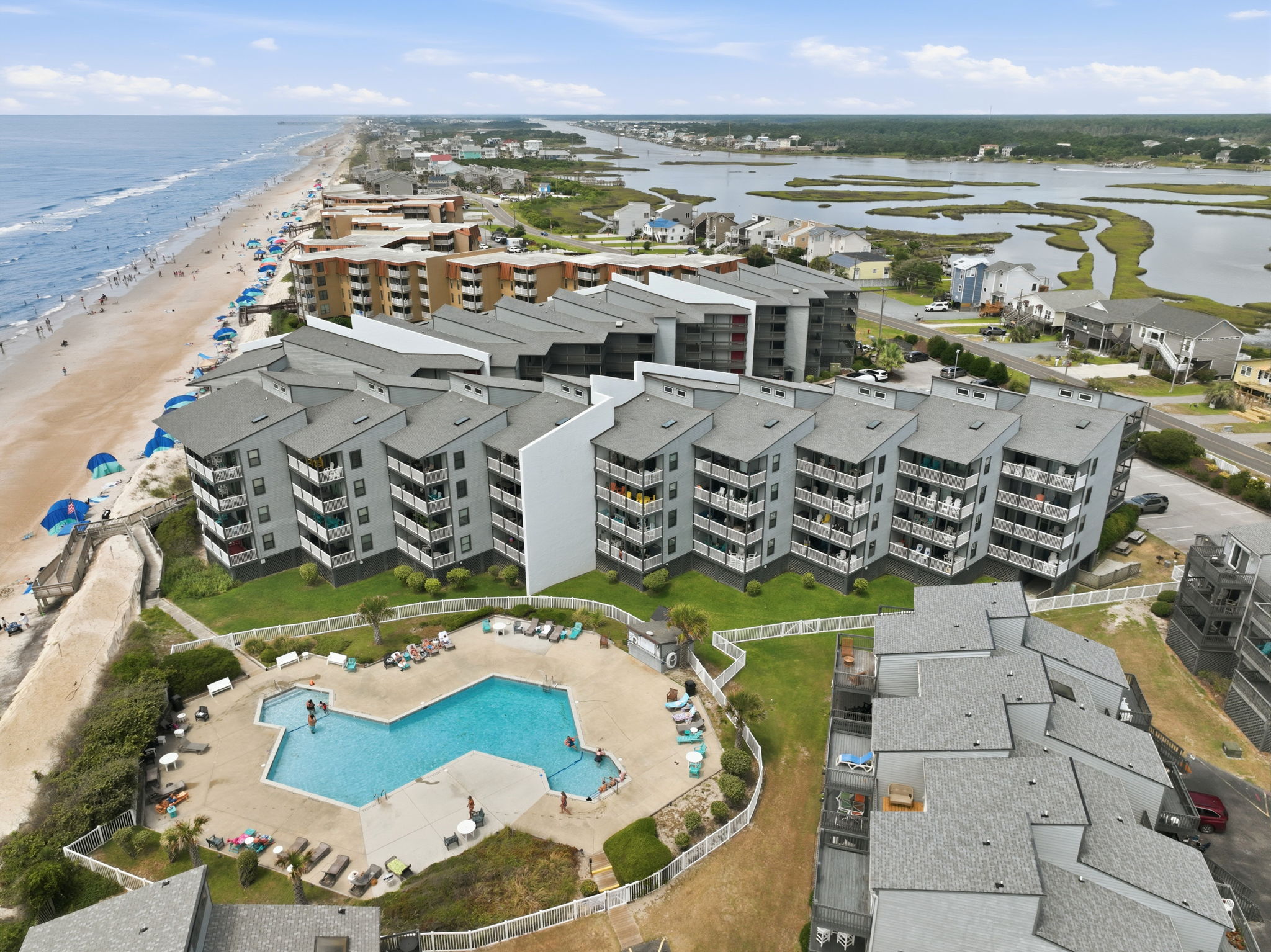 A stunning view from above showcasing your slice of coastal paradise.