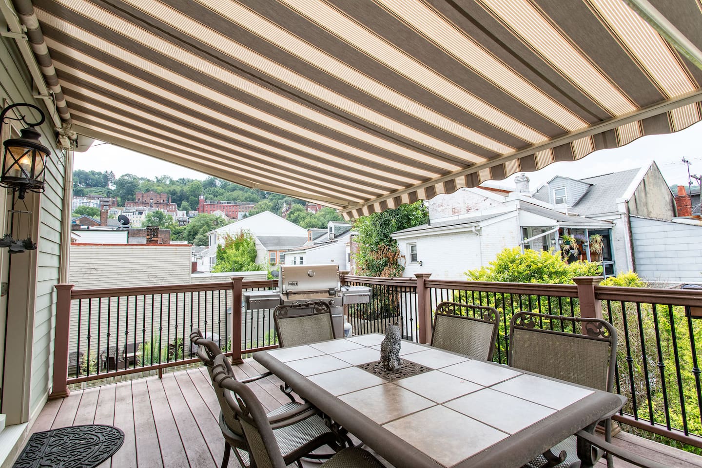 Back Porch Dining with Shed