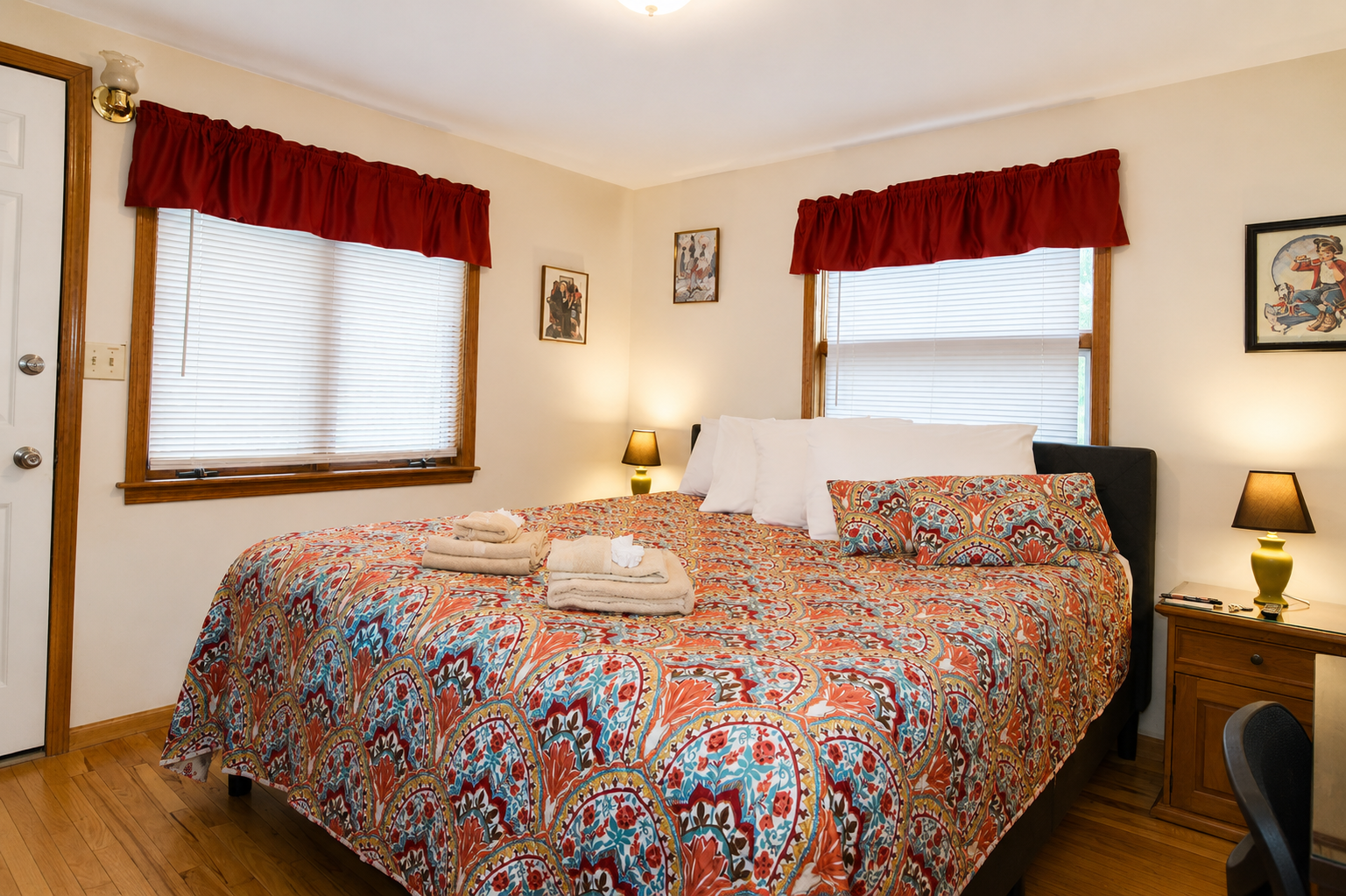 Bedroom #3 with king bed
