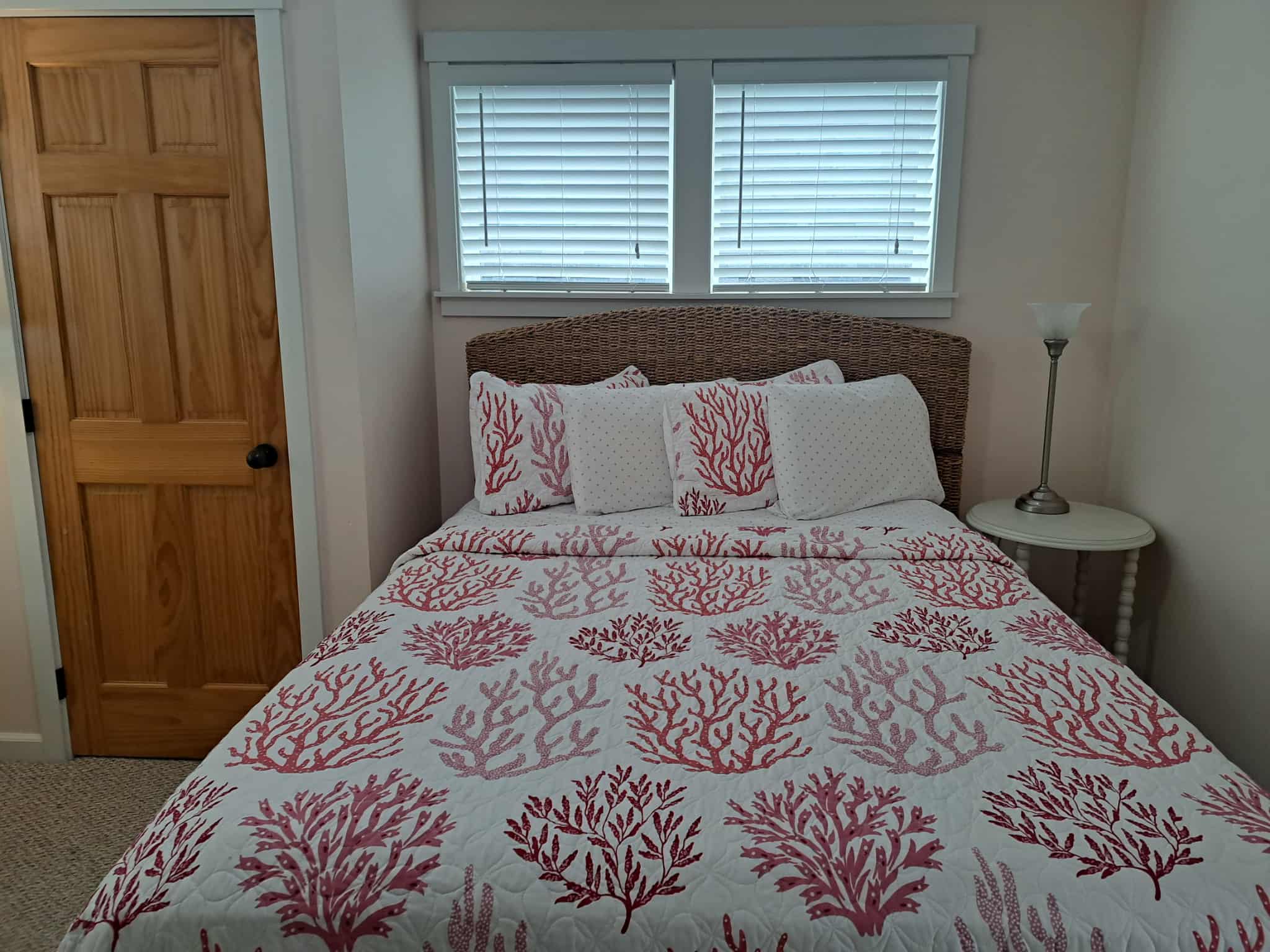 Luxury mattress with fresh, coastal-inspired linens.