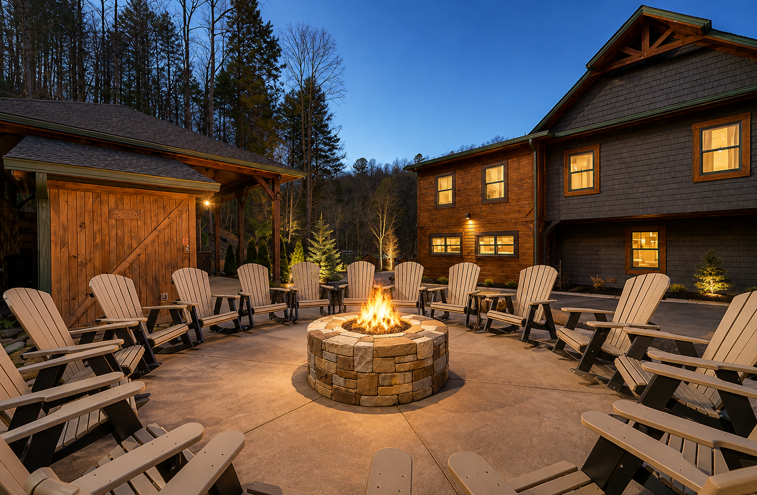 Enjoy the sky full of stars surrounded by your friends and family!