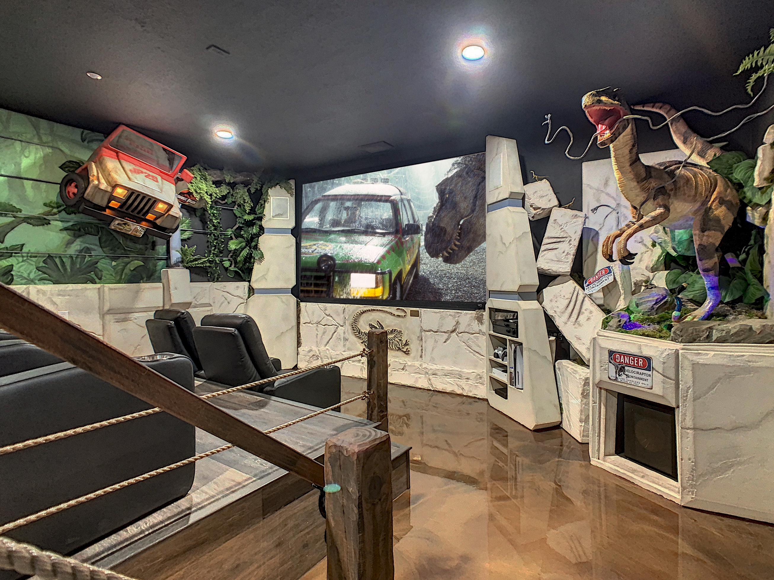 Jurassic Park Themed Movie Theater