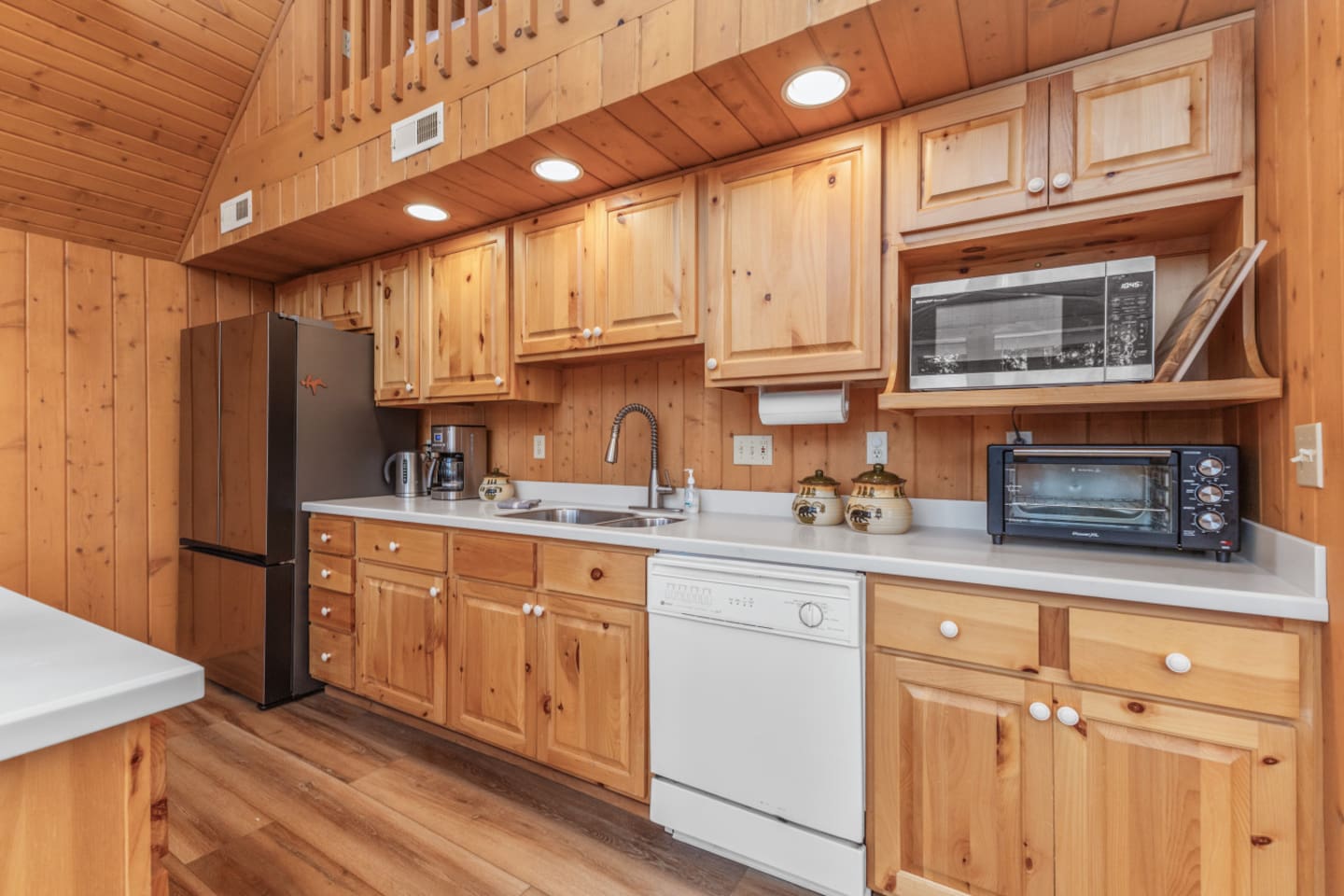 Kitchen with Oven Toaster