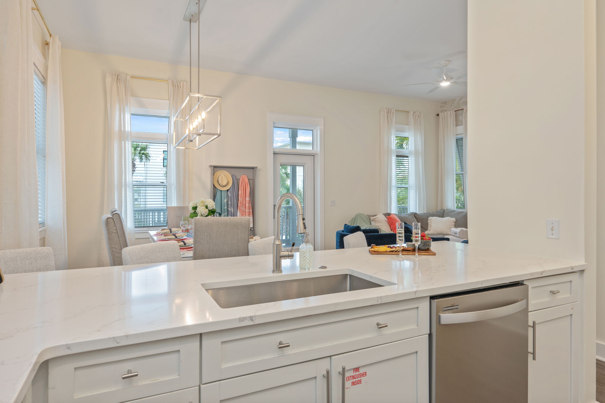 Fully stocked kitchen perfect for gatherings