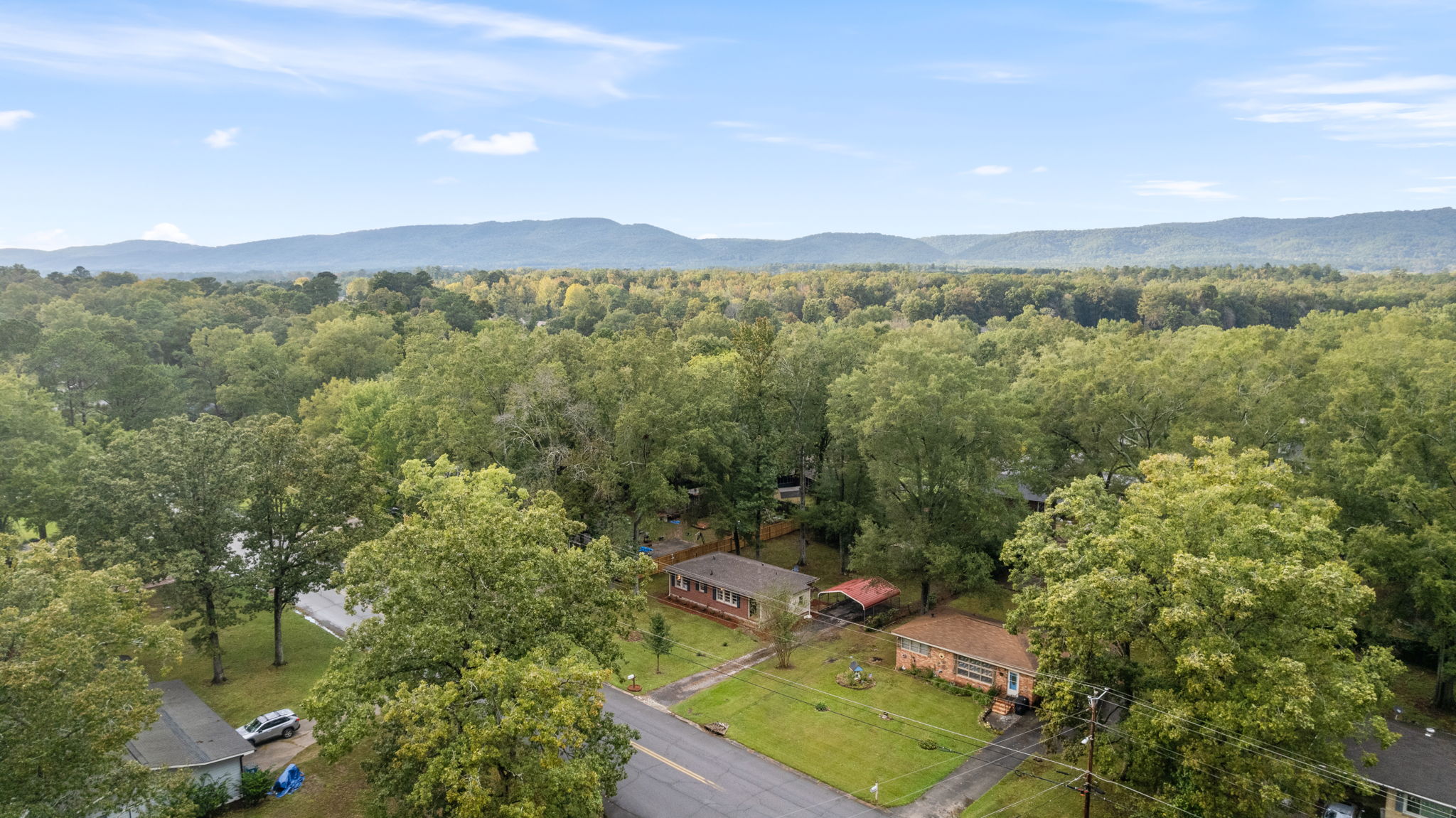 Aerial View of The Cottage on Elliott