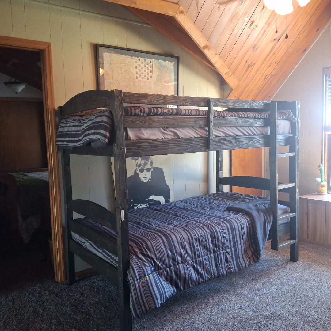 Loft motorbike XL twin bunk beds.