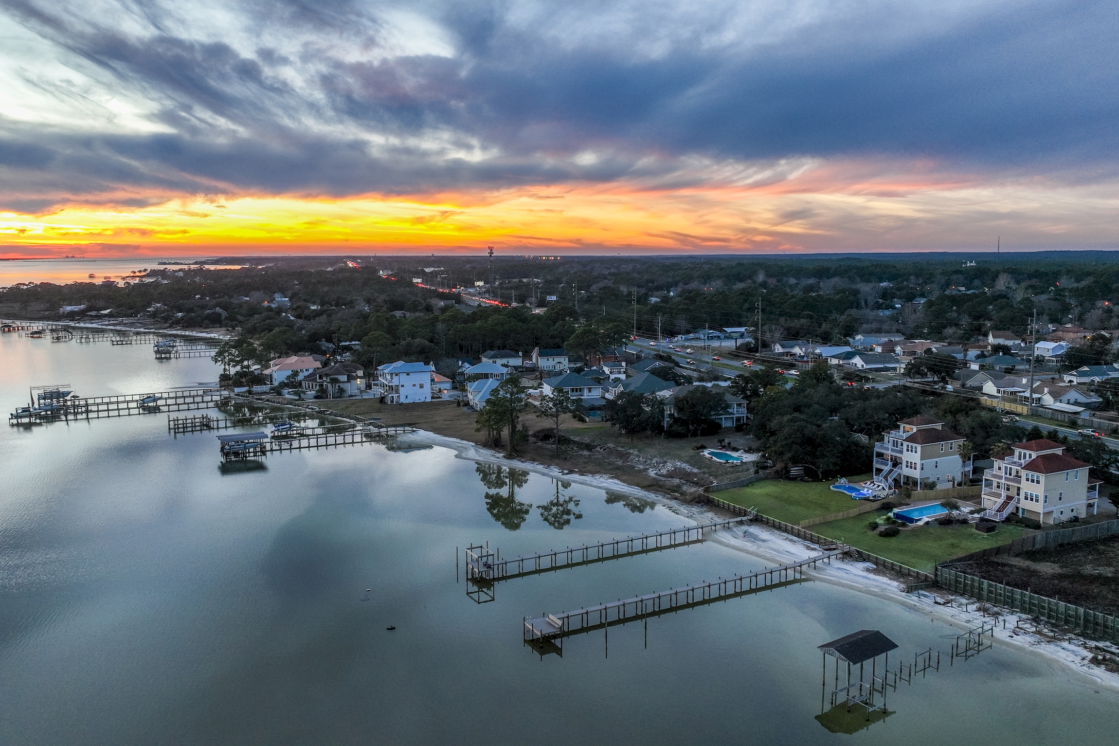 The Seahorse Retreat on The Santa Rosa Sound - second home on the left.