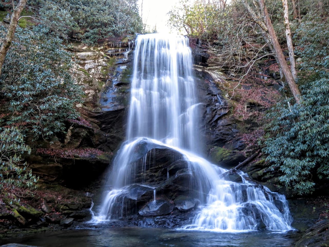 Explore waterfalls in Lake Lure and surrounding areas.
