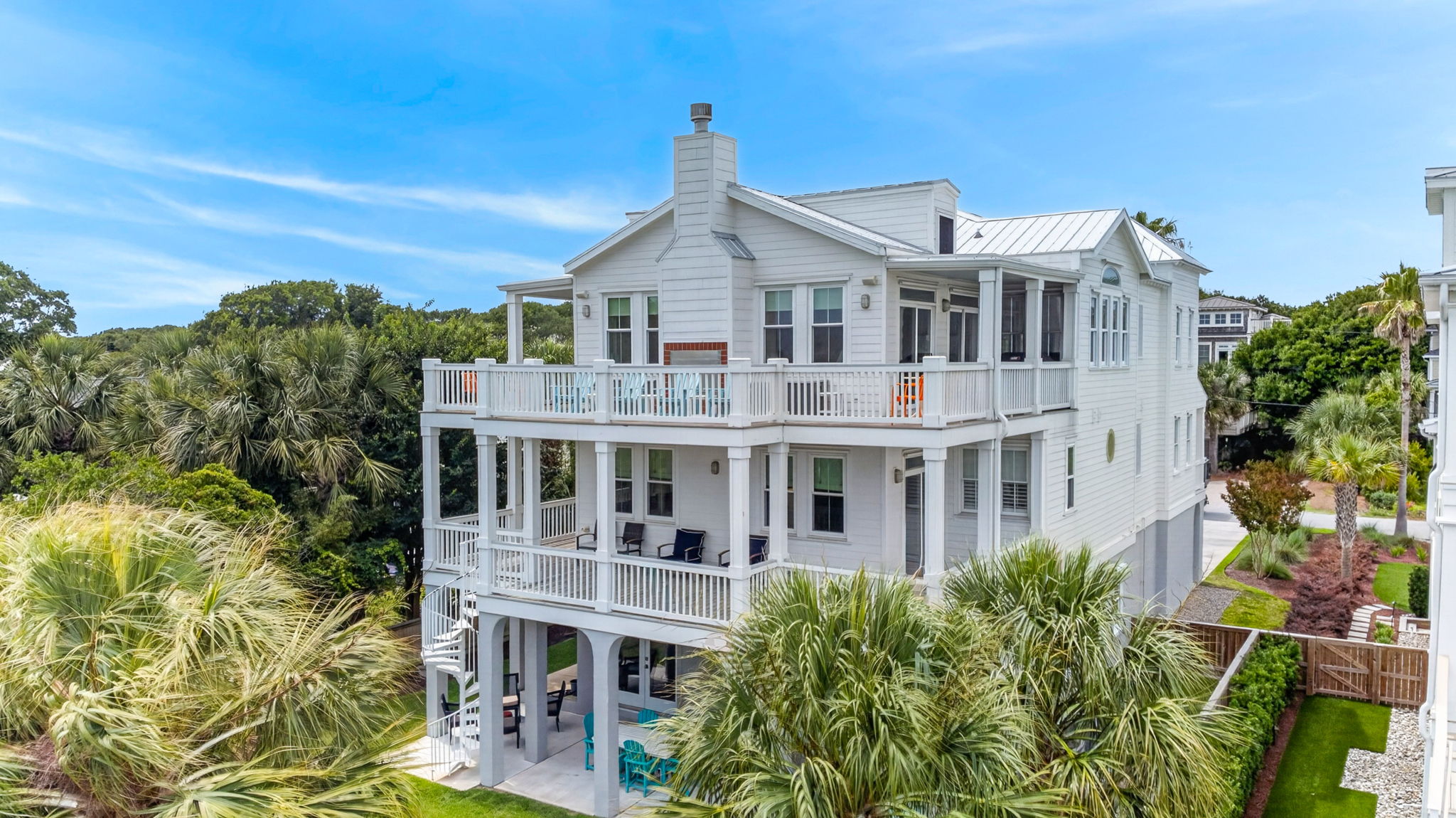 Back of House | Twin Palms | 914 Carolina Blvd | Isle of Palms, SC | IOP Escapes
