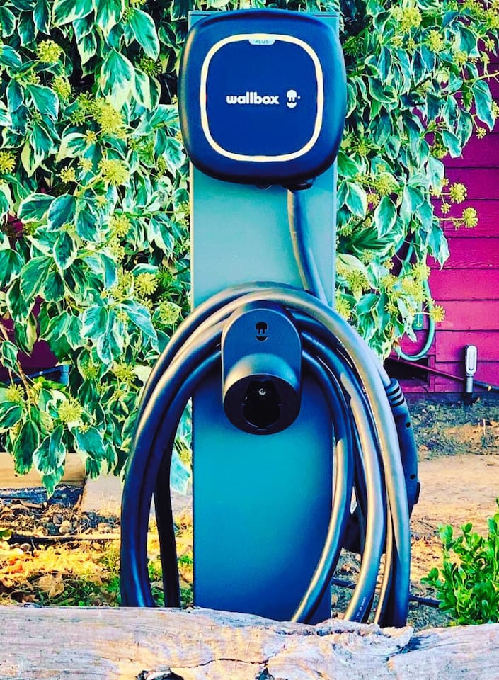 Charge up and hit the road! Our EV charger is ready for your convenience.
