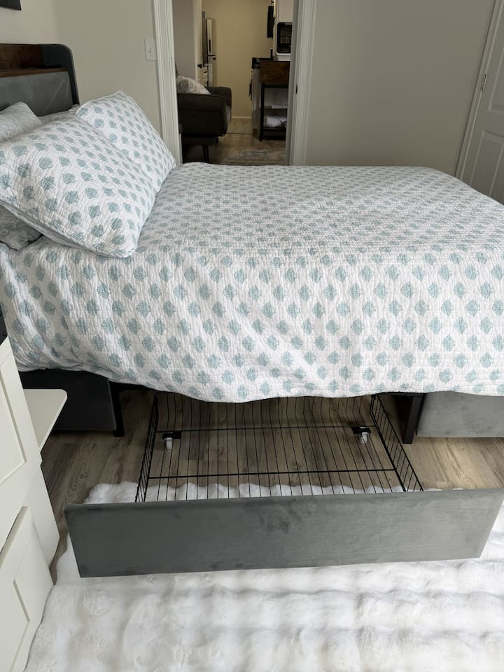 3 under bed storage drawers