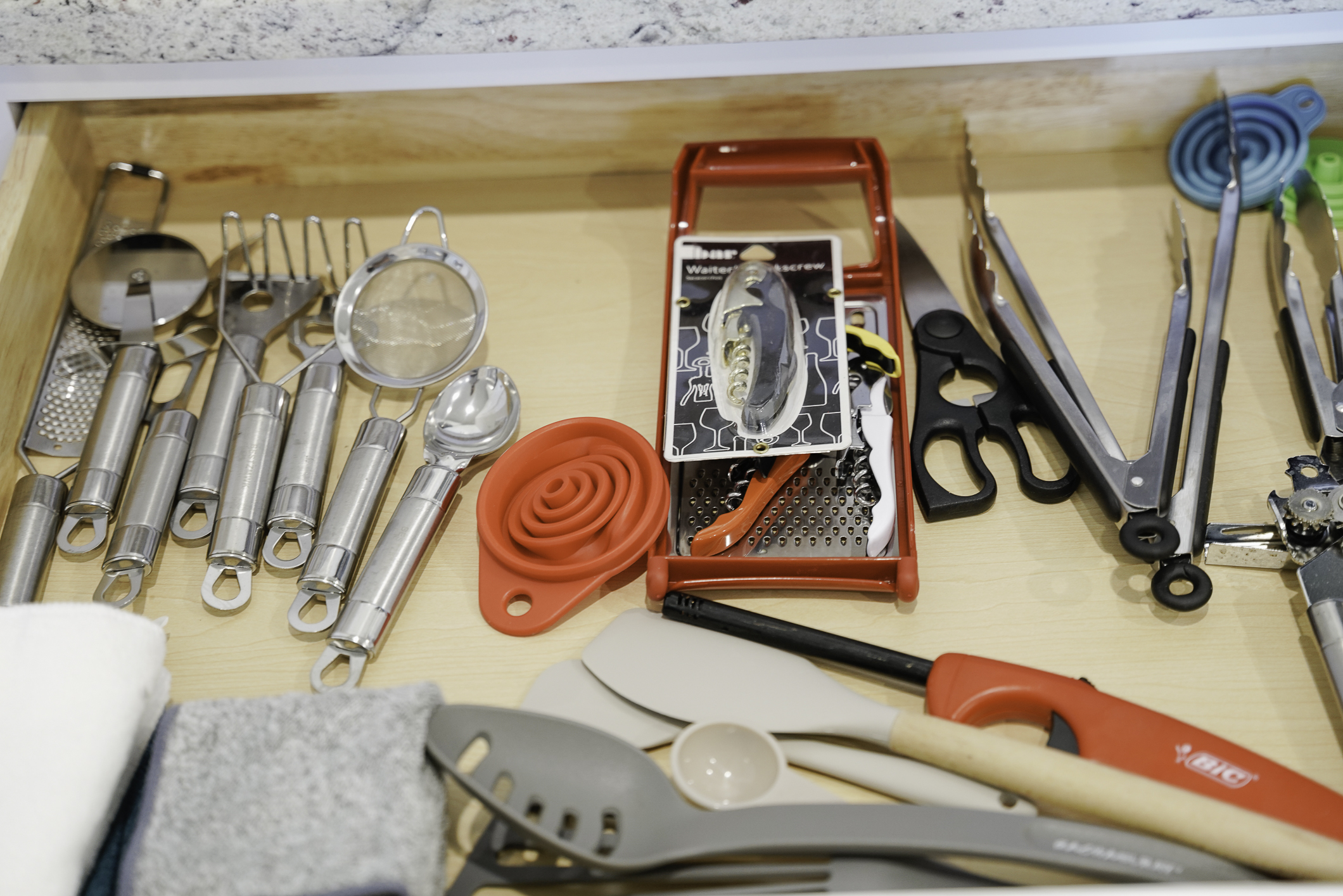 Complete kitchen setup with pots, pans, and utensils for home-style cooking