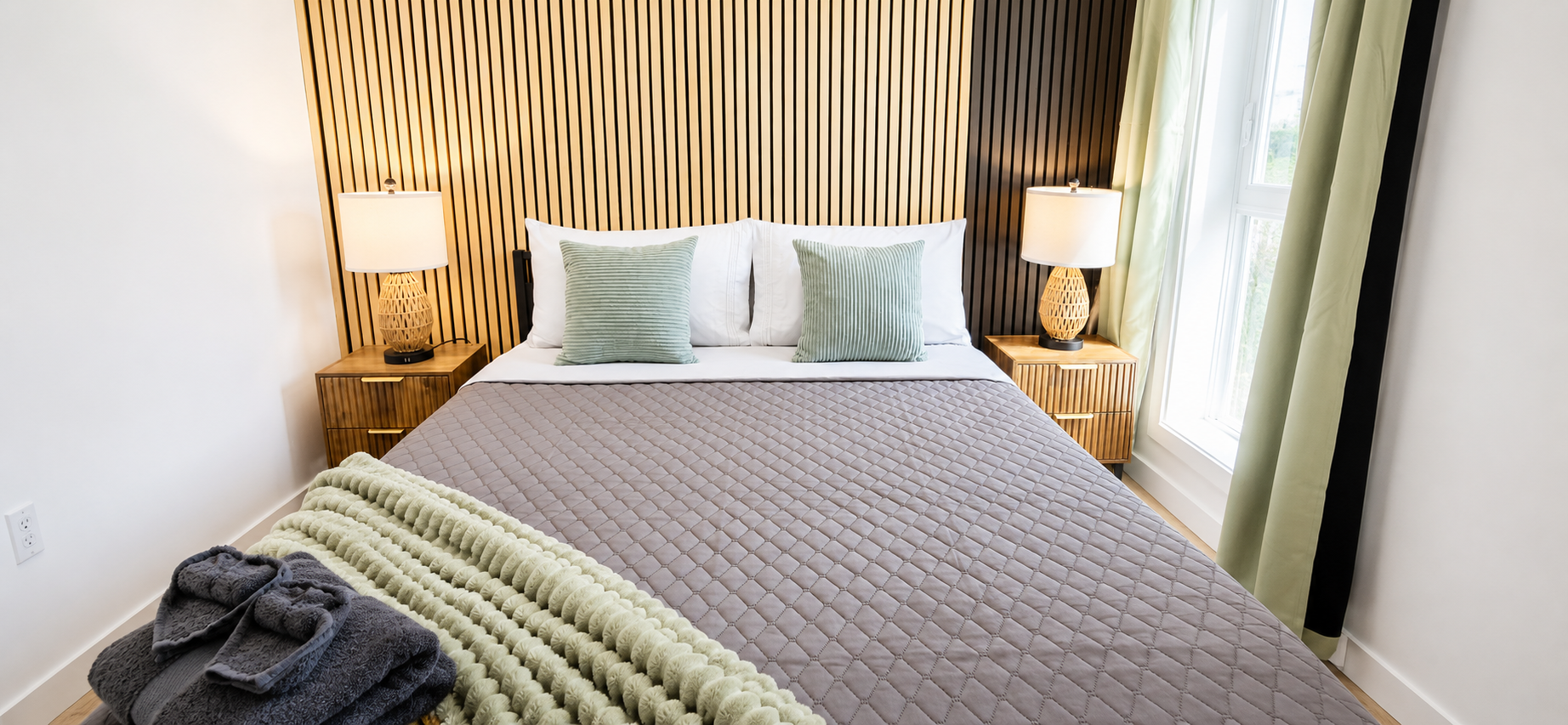 Queen bed