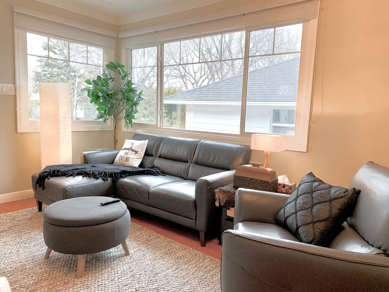 Lounge Area with Smart TV · Quality furnishings