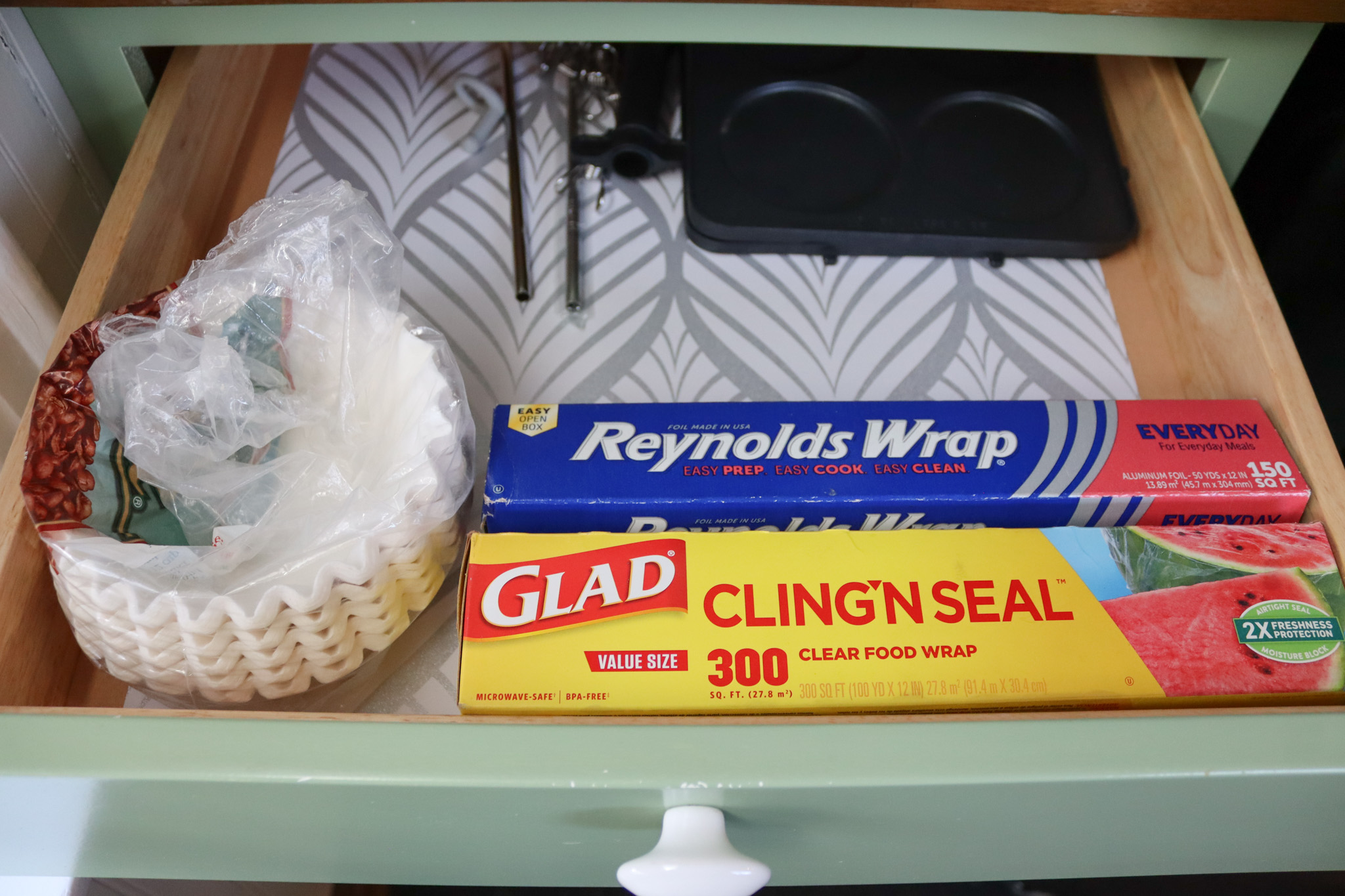 Fully stocked with cookware, dishes, and utensils