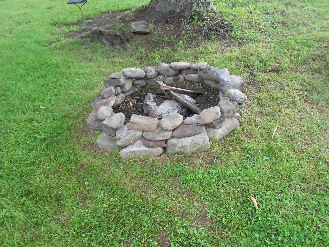 You are more than welcome to use the firepit in our backyard!
