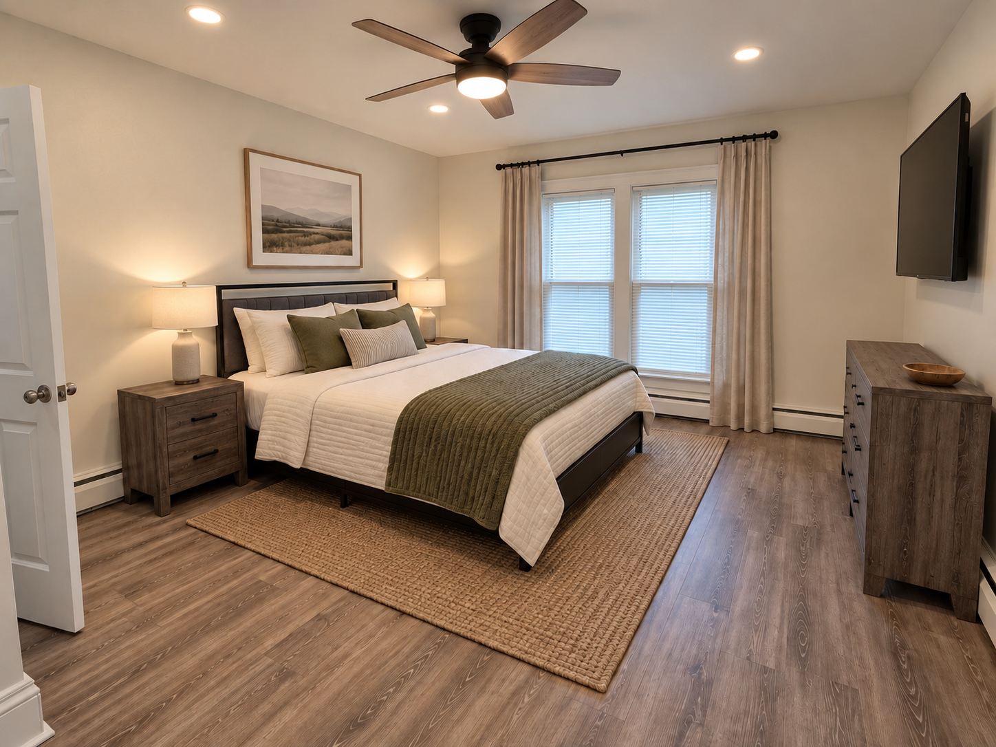 Queen bedroom #1