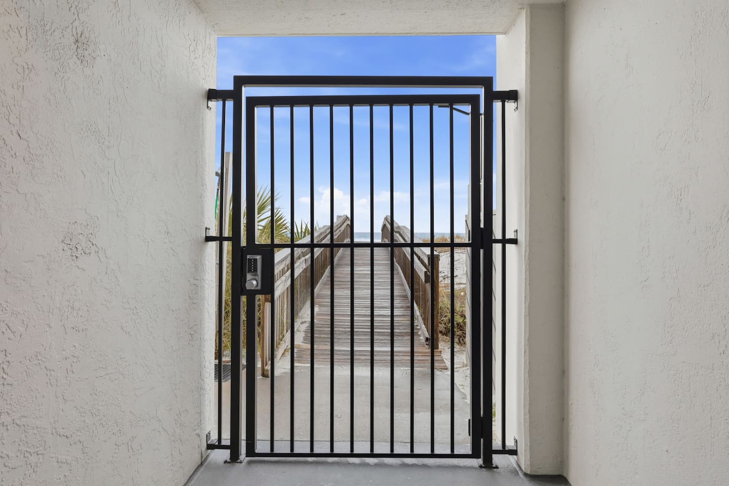 Gated beach access