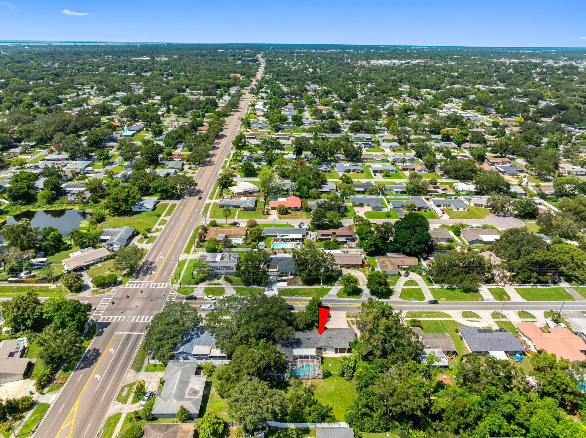 Aerial View of the Neighborhood