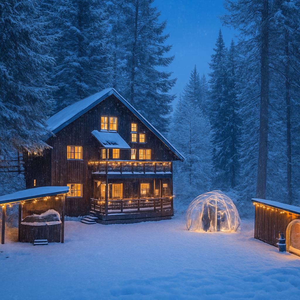 This winter photo was created with AI - updated winter photos to come soon