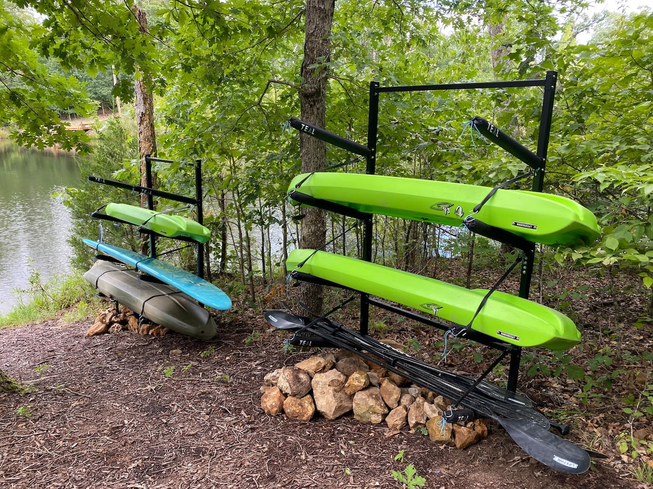 Kayaks, paddleboard & more included