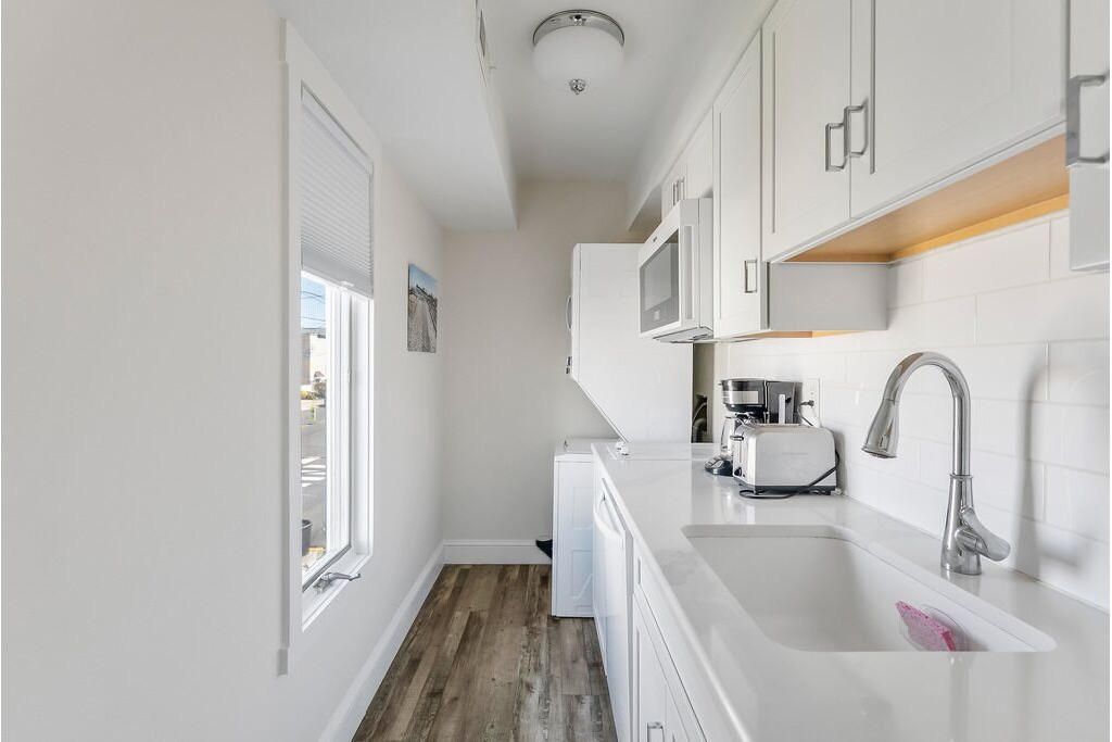 Cozy kitchen area with modern amenities