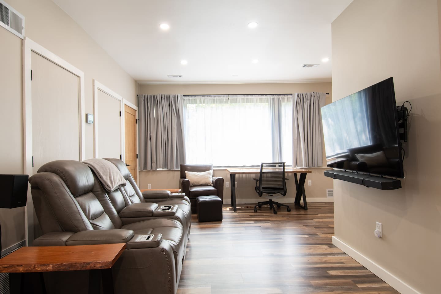 Get immersed in the surround sound of the movie you stream through the Roku on the TV.