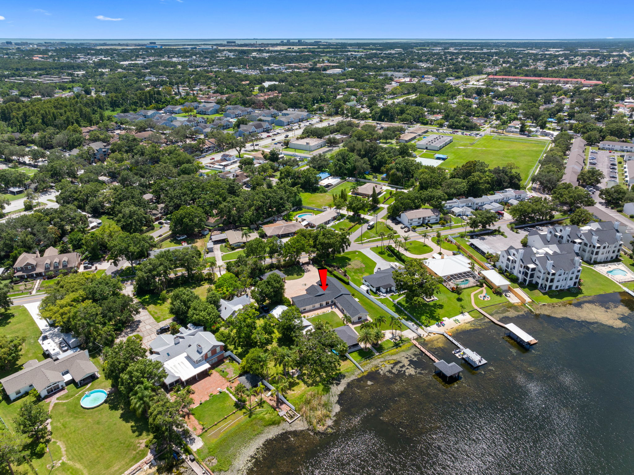 Aerial View of the Neighborhood