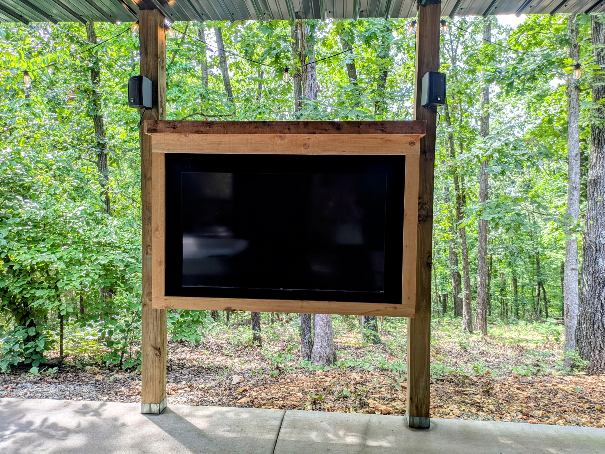 Watch the big game outside!