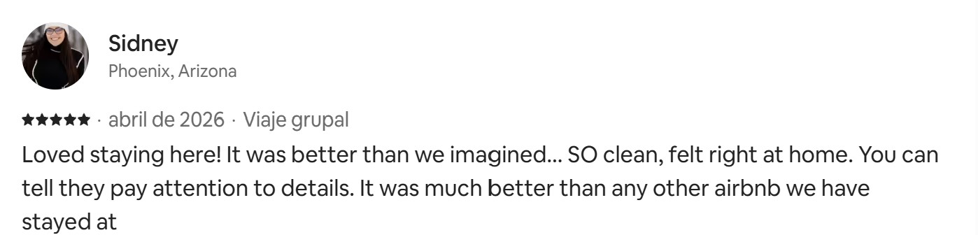 Review from Previous Listing in Airbnb