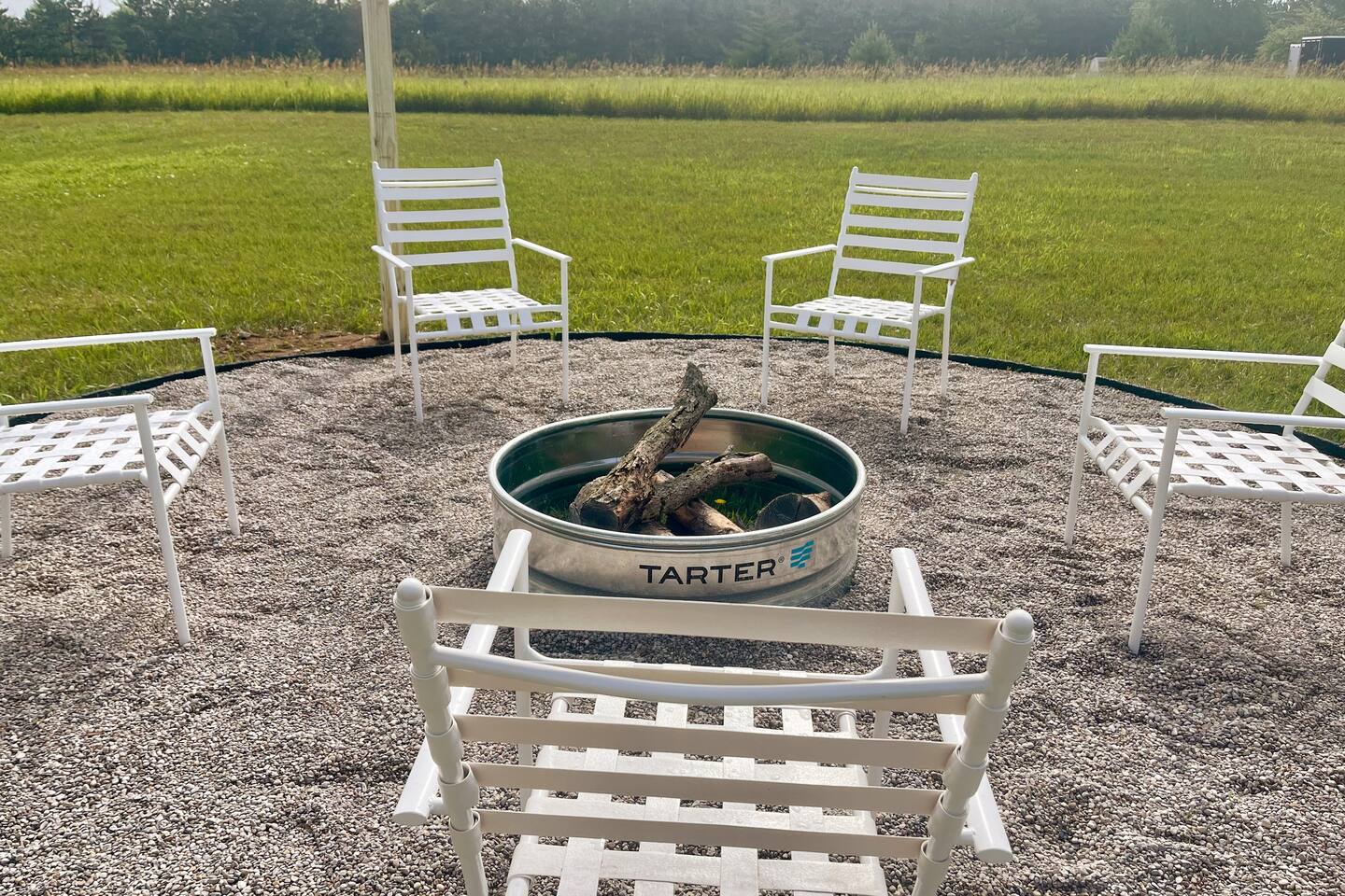 Fire pit on site for our guest to enjoy