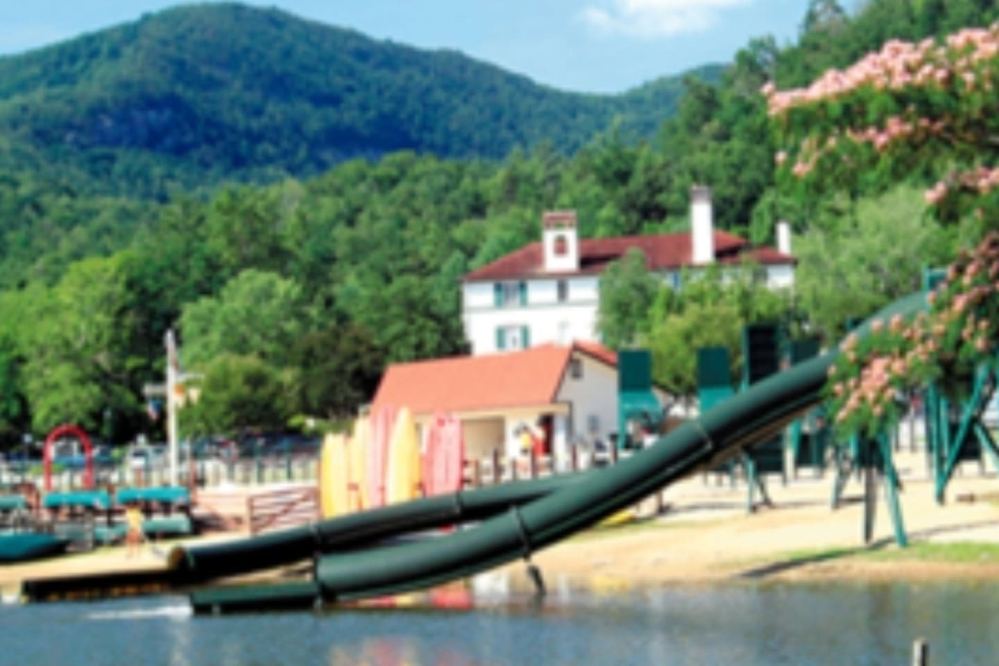 Lake Lure Beach and water park, minutes away