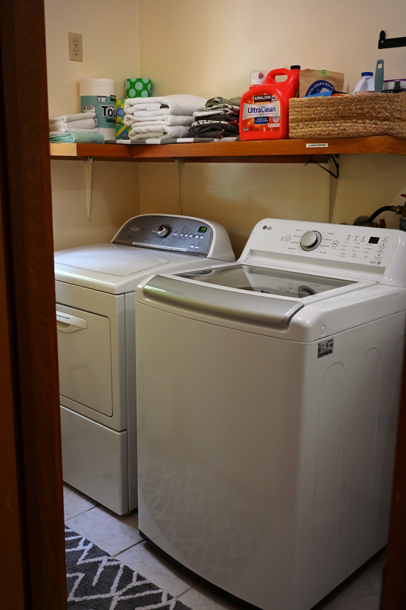 We provide laundry supplies :)