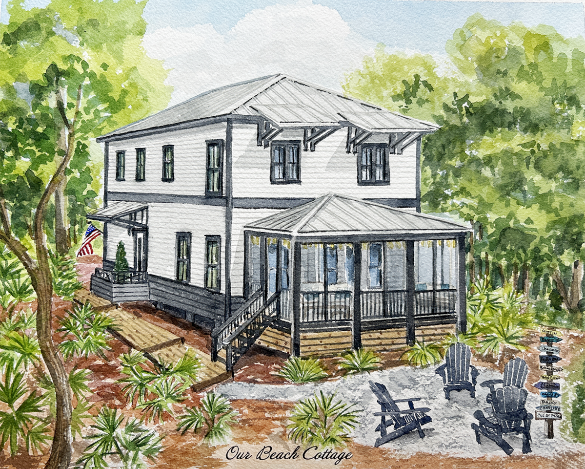 Artist drawing of Zee by the Sea