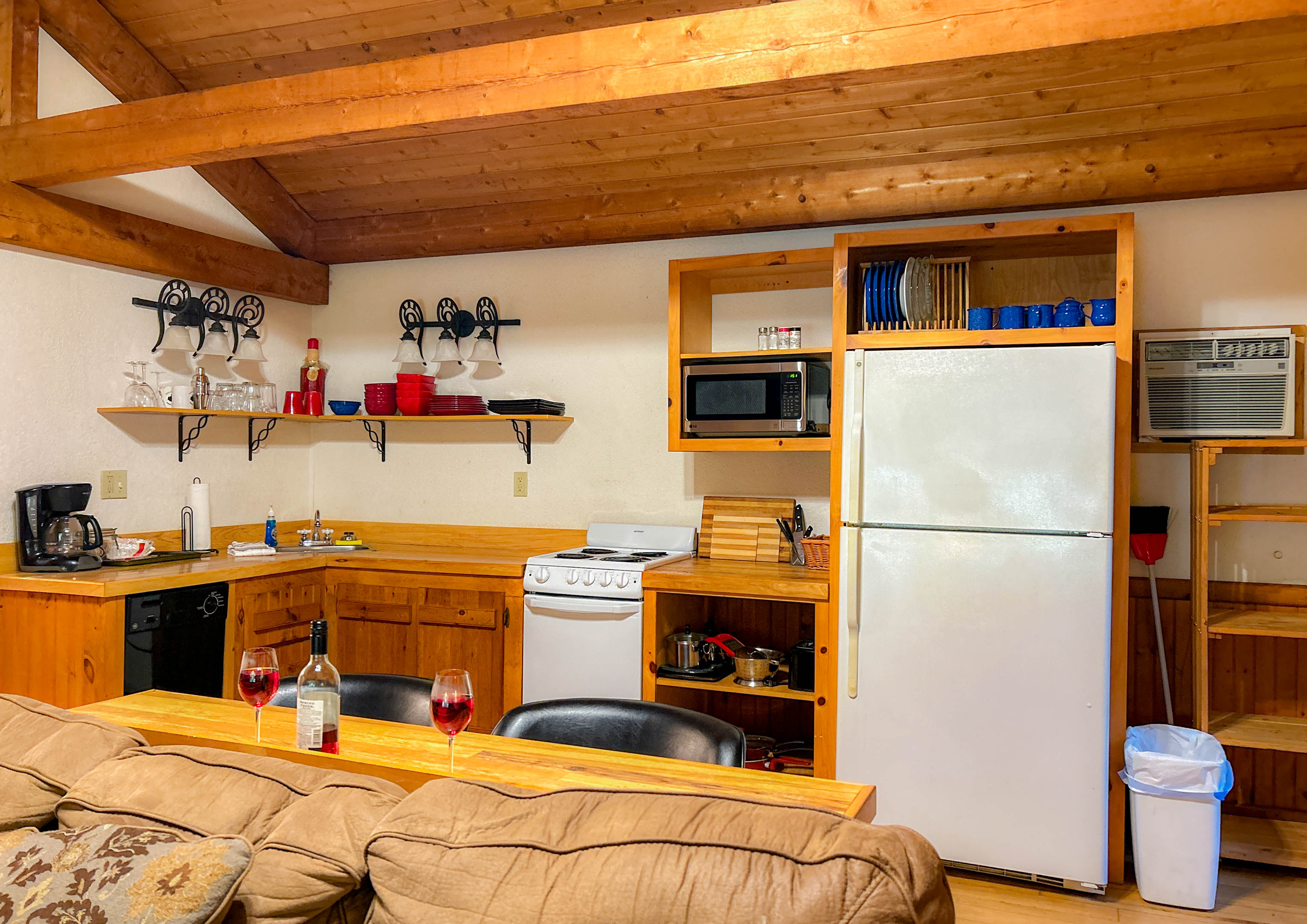 small but fully functional kitchen 