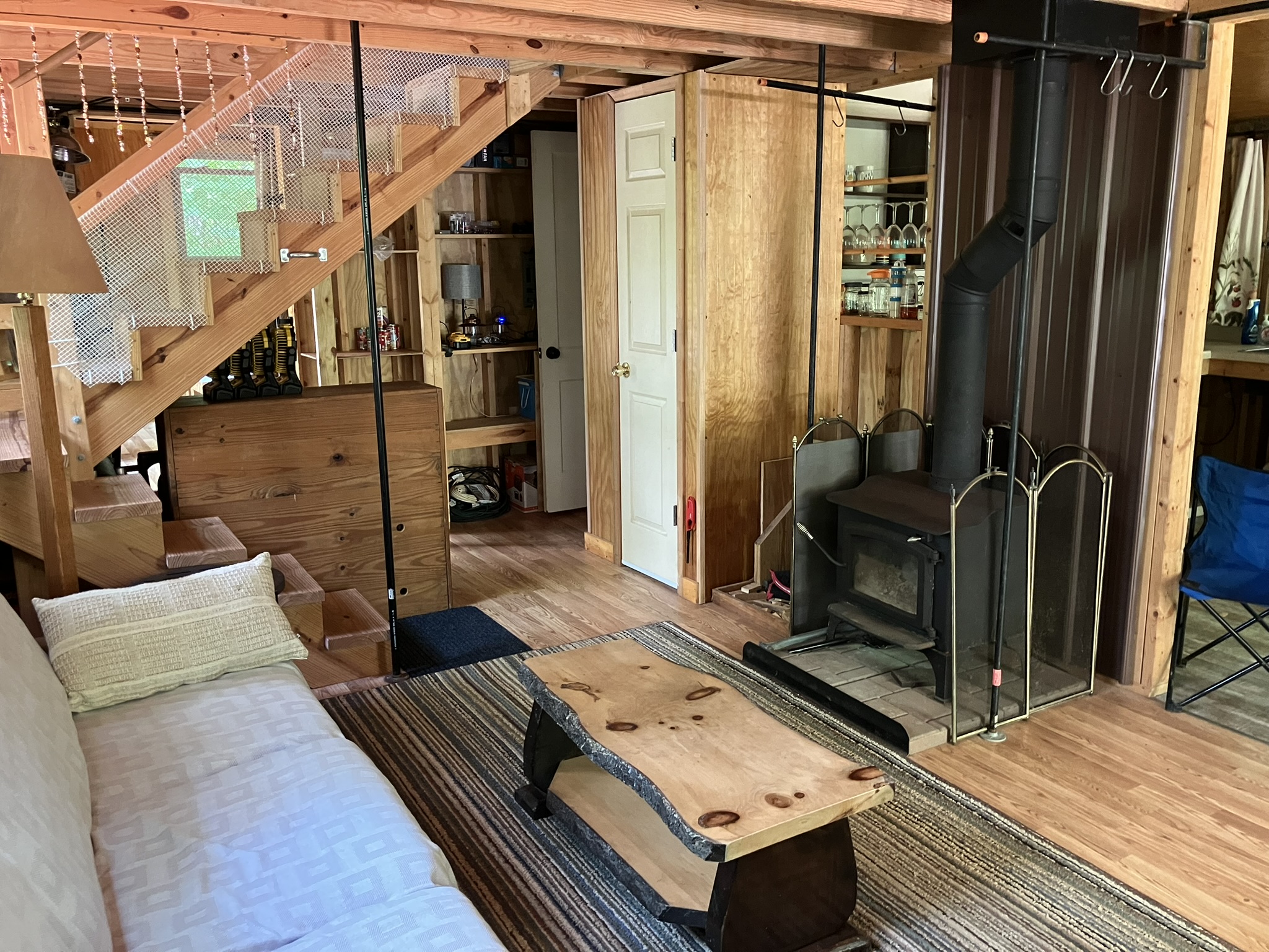 Main room, closet and utility area.