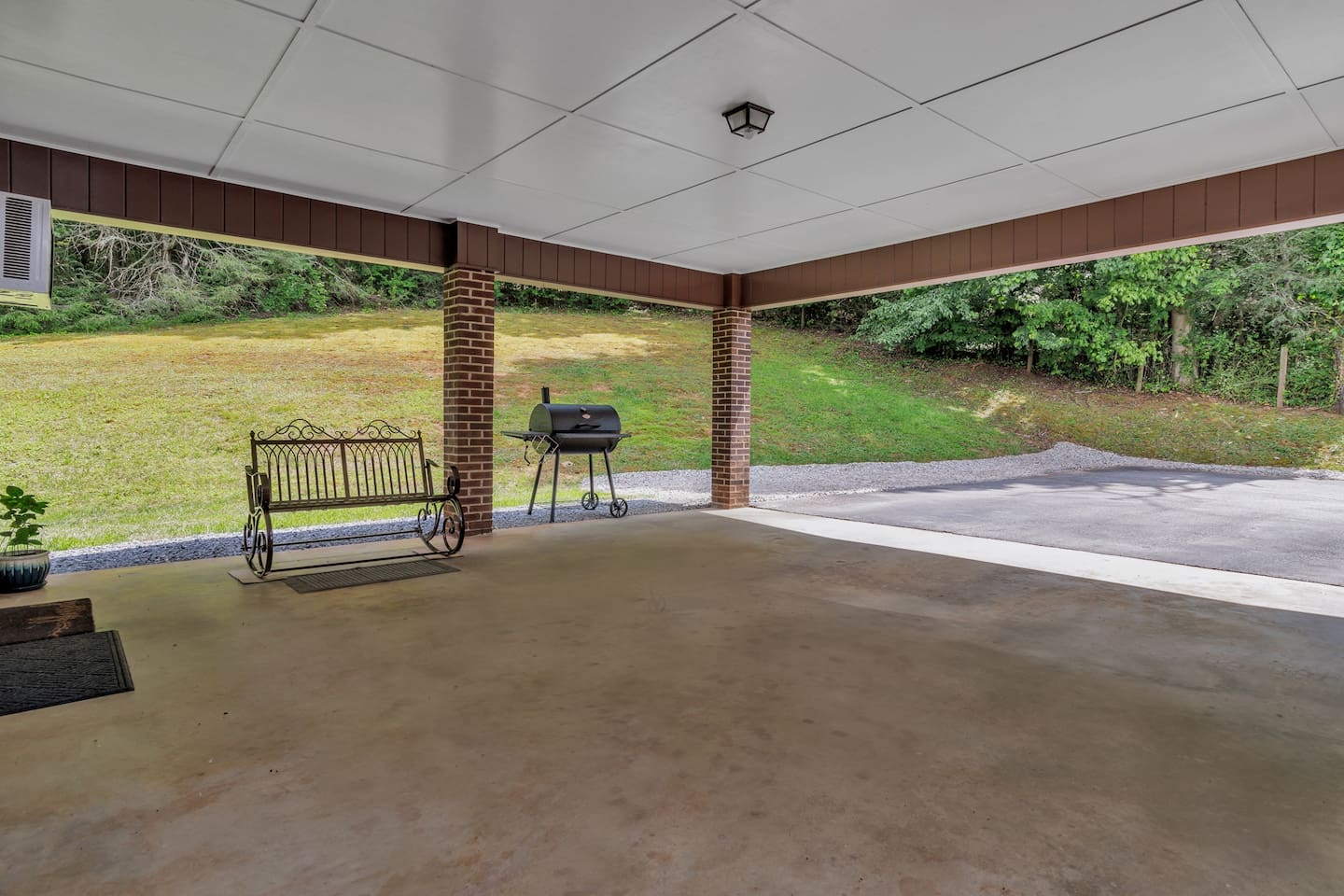 Carport - Charcoal Grill