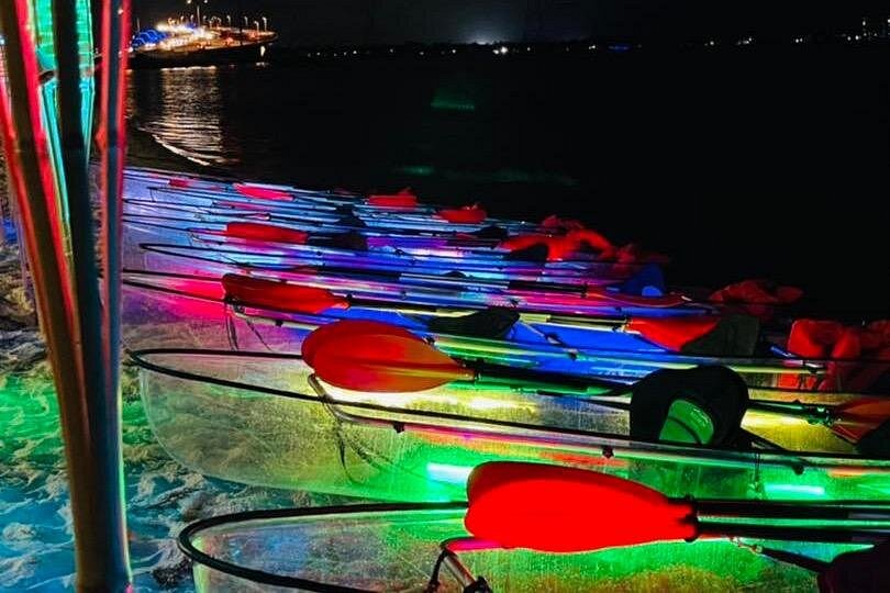 Night kayaking excursions. Local-area attraction or activity; off-property and not included with your stay.