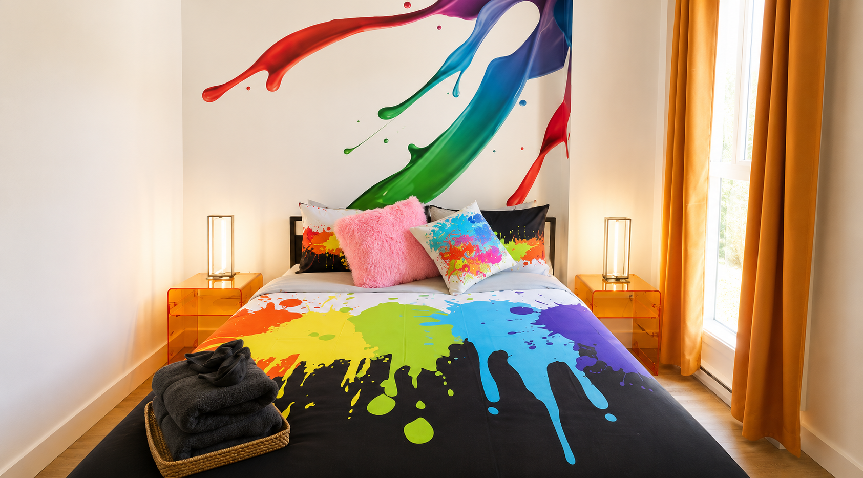 Queen bed