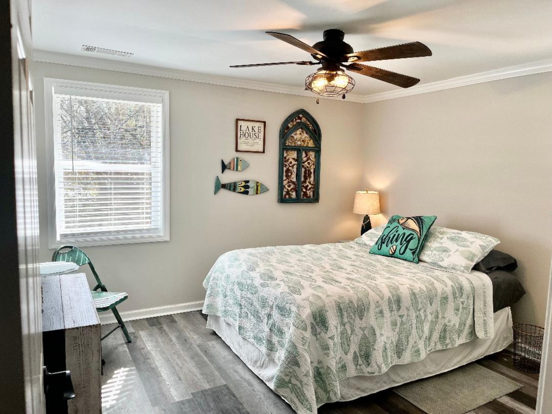 Bedroom #2 with a queen bed