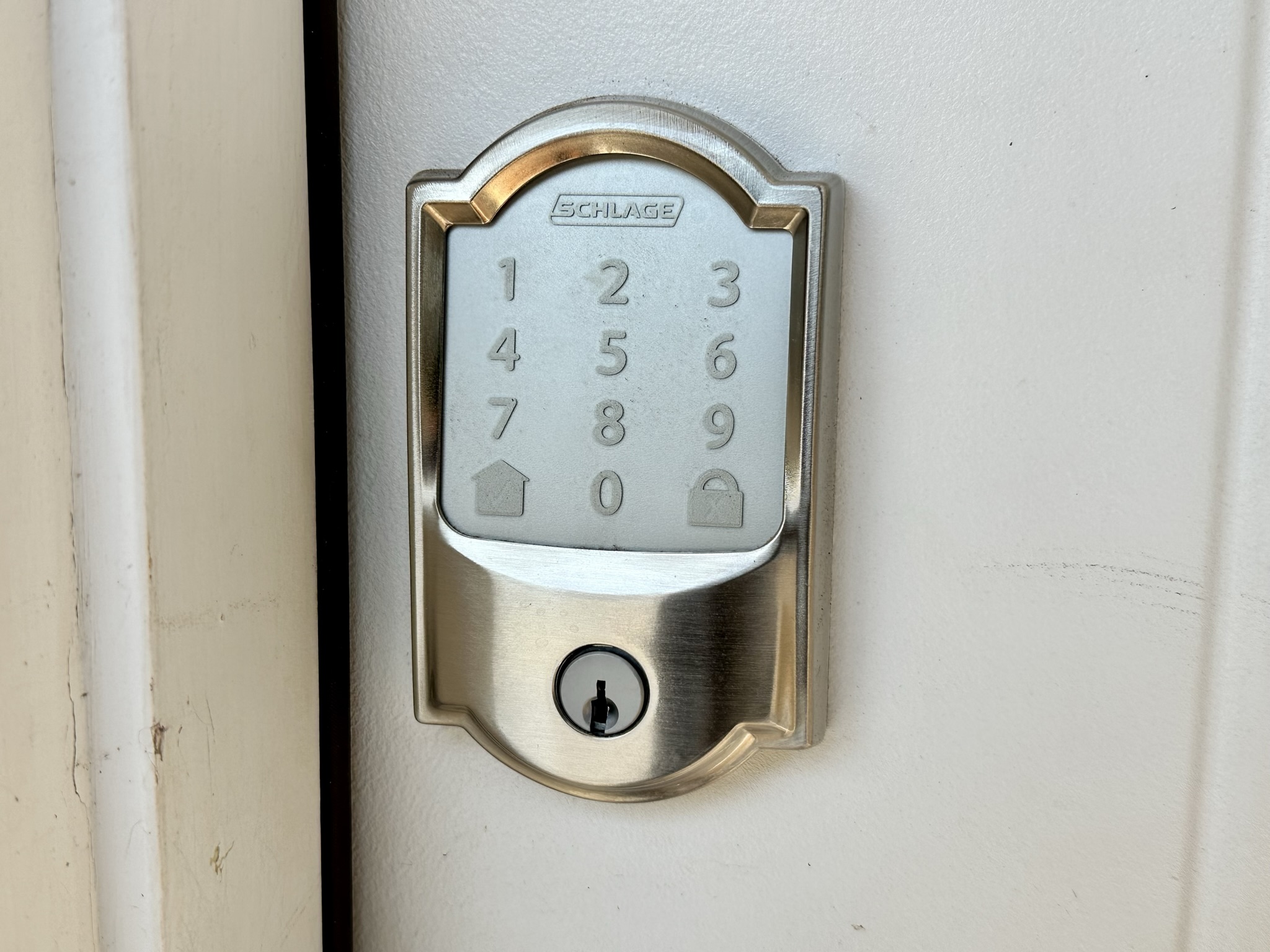 keyless entry lock pad