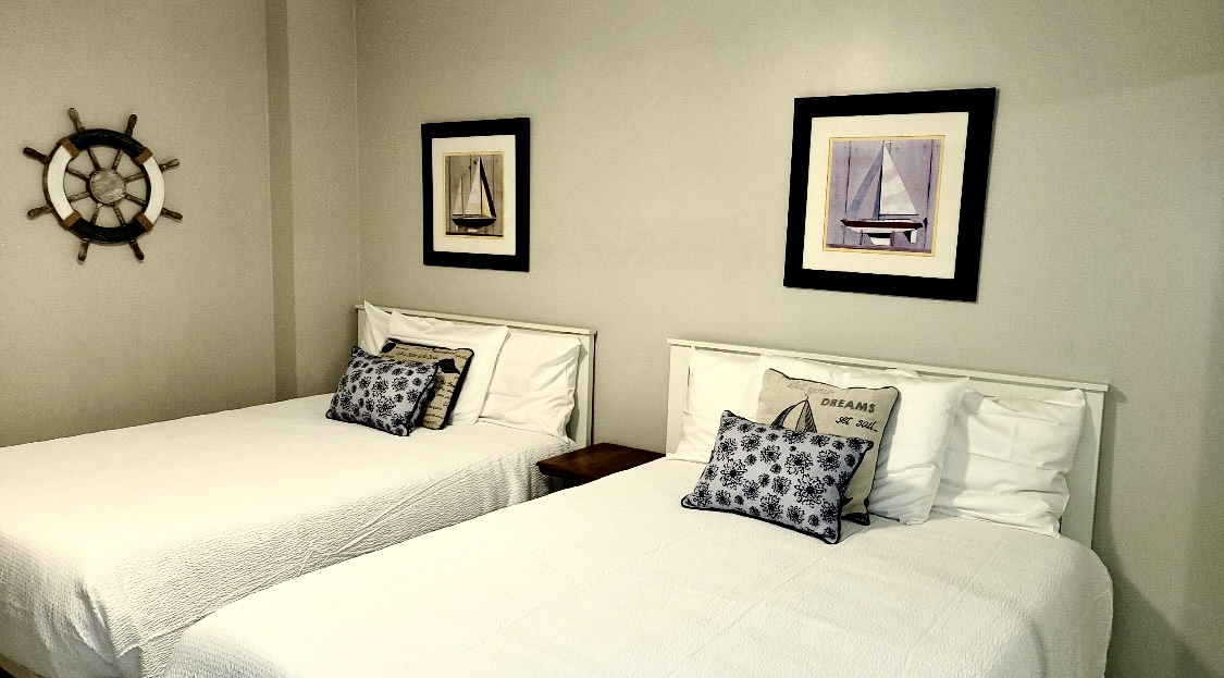 Third bedroom with two queens