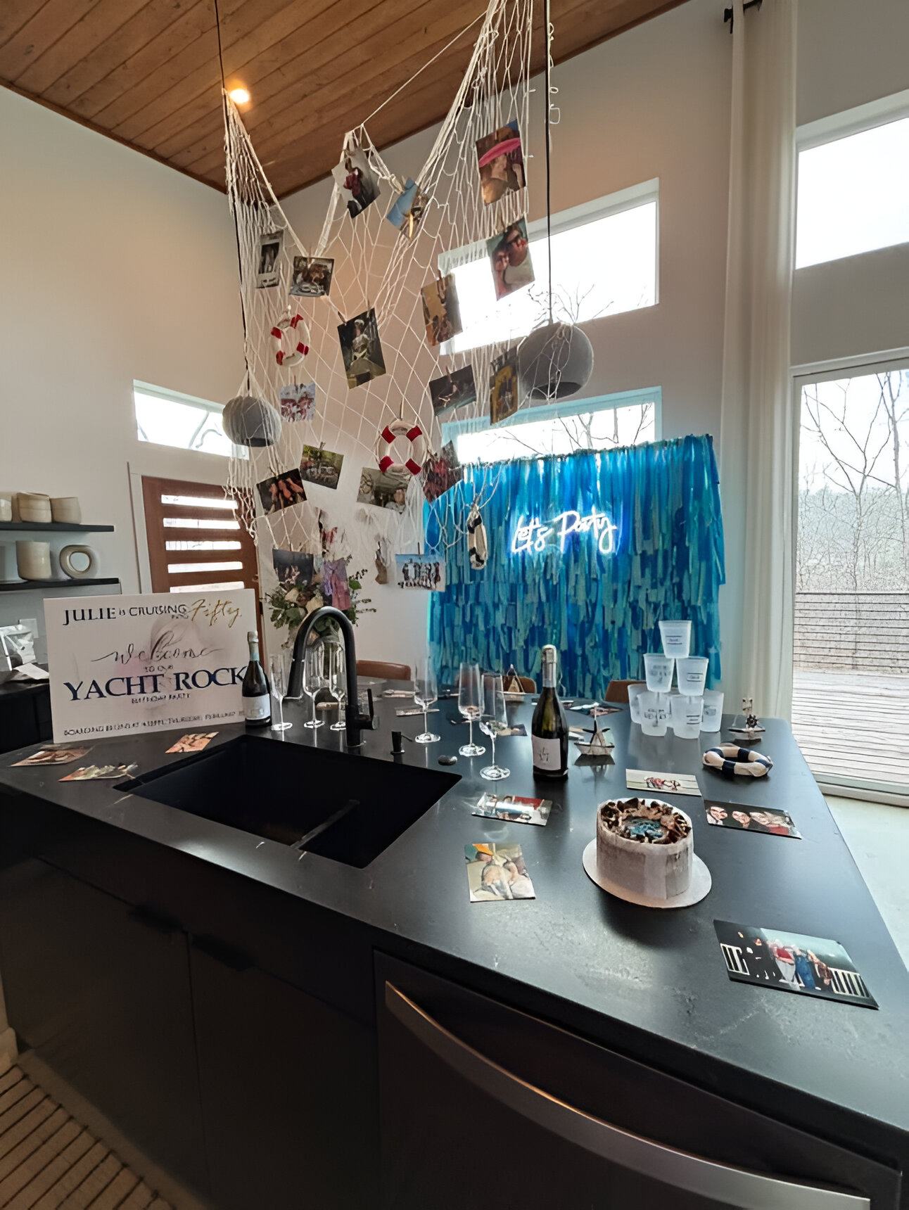 {Glass House Kitchen} We partner with AVL Bash for amazing Bachelorette Decor.