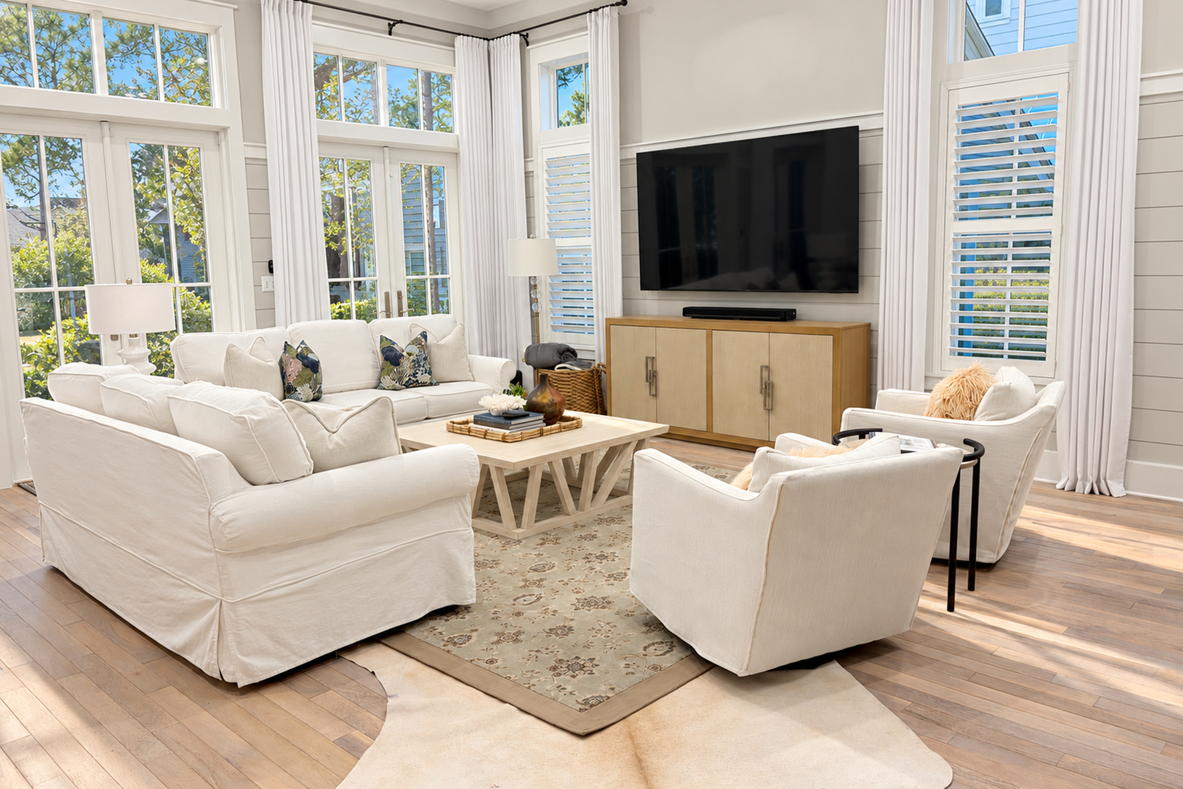 Oversized TV for those perfect sporting events!