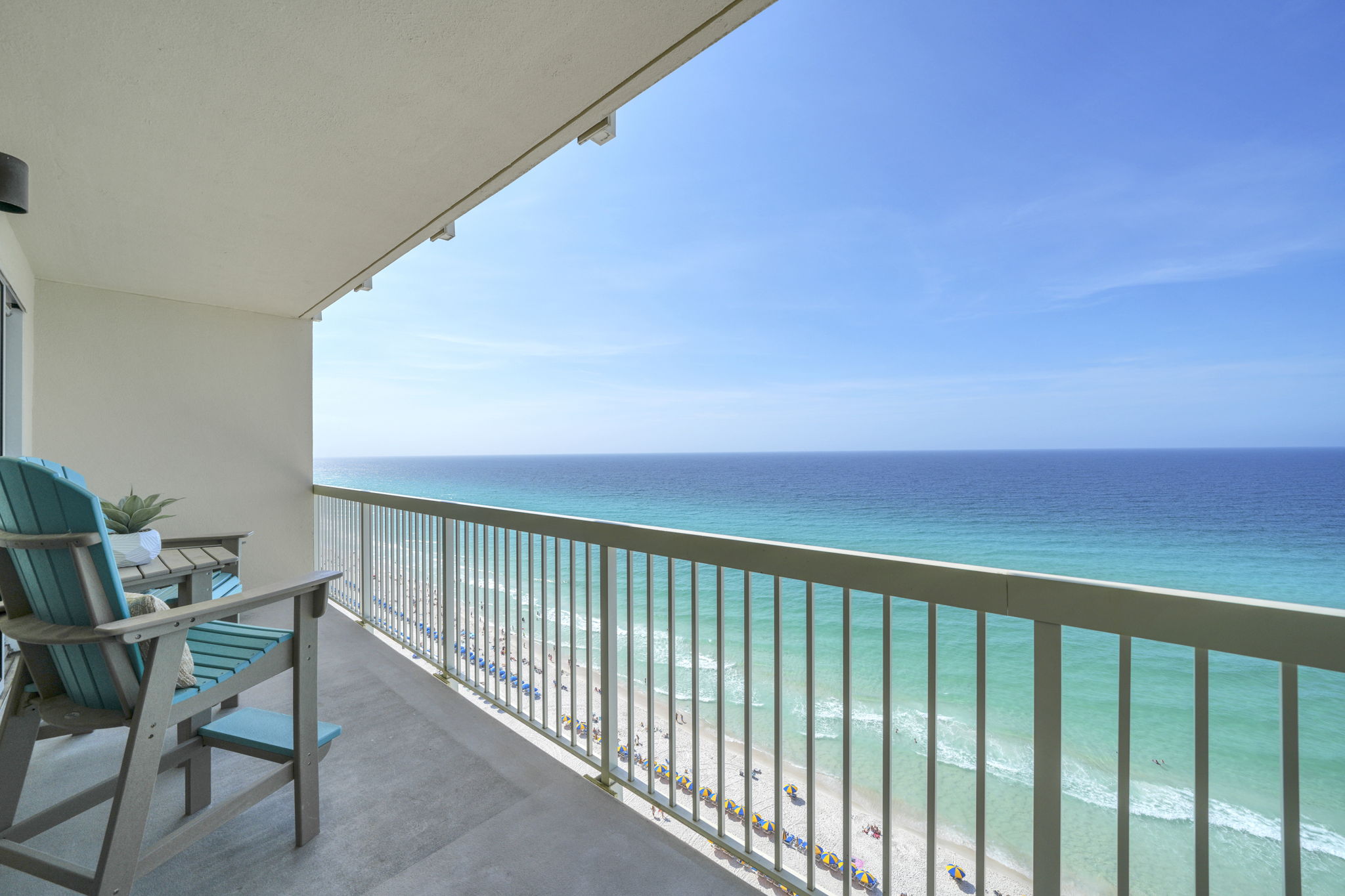 Start your day with breathtaking eastern sunrise views from the balcony—soak in the emerald waters, sugar-white sand, and peaceful morning glow from your front-row seat above the Gulf.