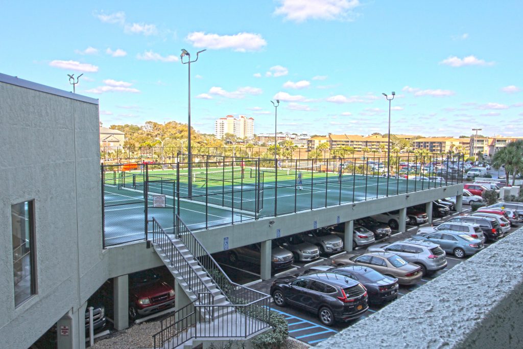 Tennis Courts & Parking