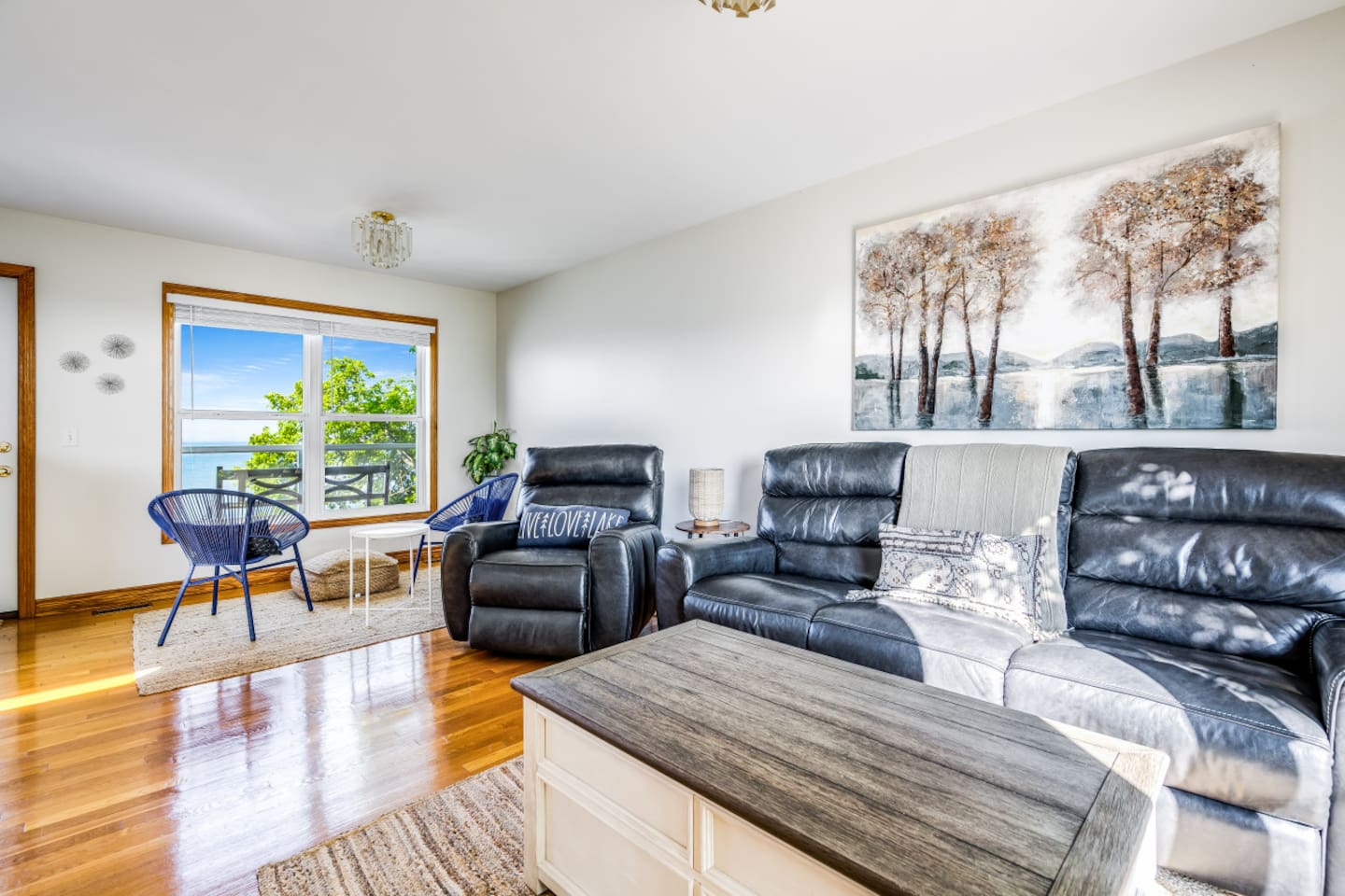 3rd Floor Living Area with Lakeview Terrace