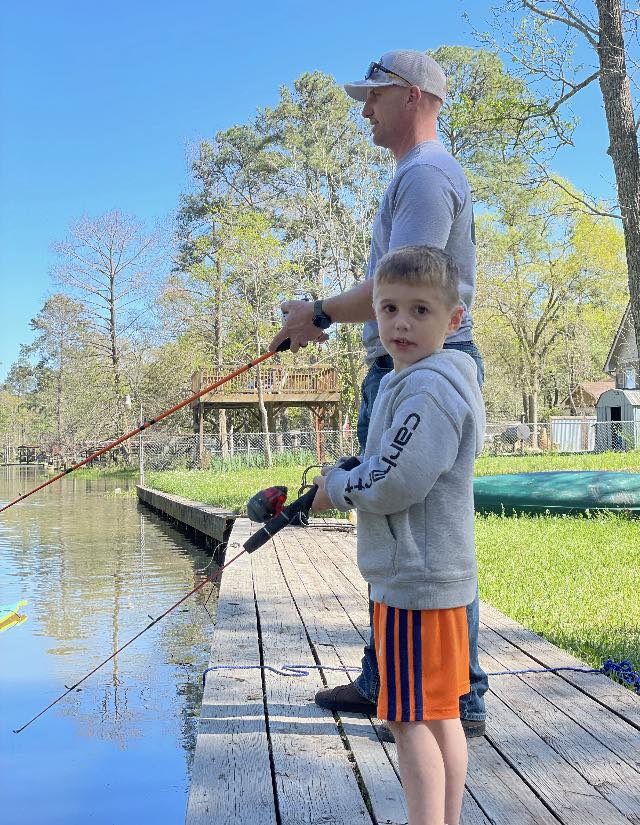 Fishing with your son!