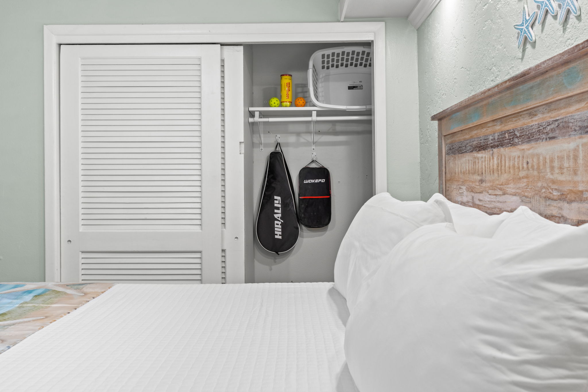 Bedroom 2 with King Sized Bed and Private Access to Bathroom